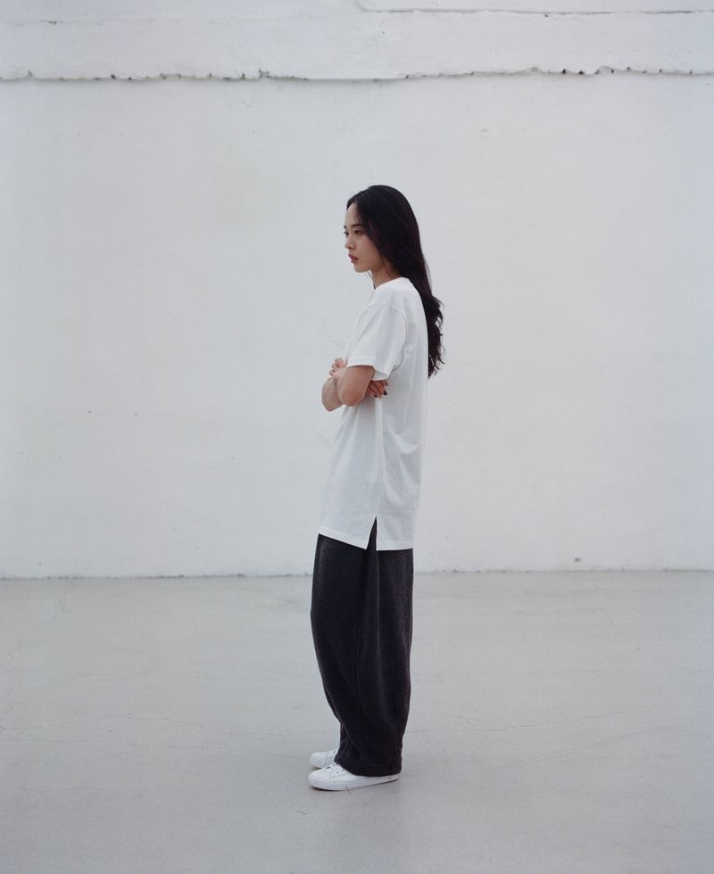WARM-FLEECE BALLOON PANTS (Charcoal)