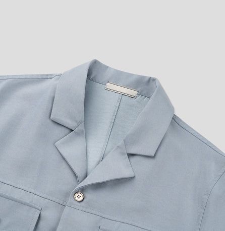 Morant Open Collar Short Sleeve Jacket