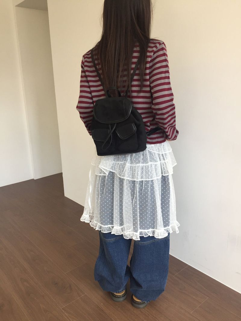 Lily Suede Mini Backpack (5color)
