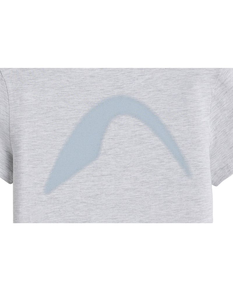 (W) ZRS Spray Logo Tee (WHITE MELANGE)