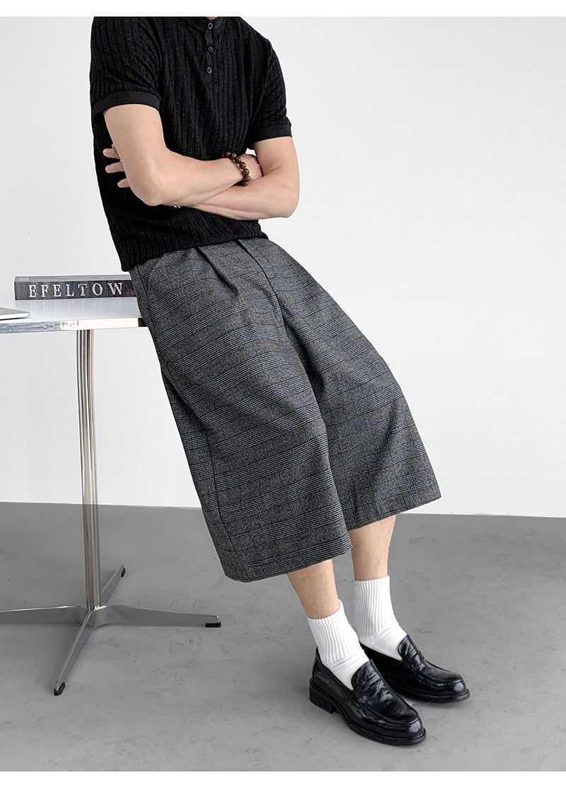 Hector Check Wide Culottes