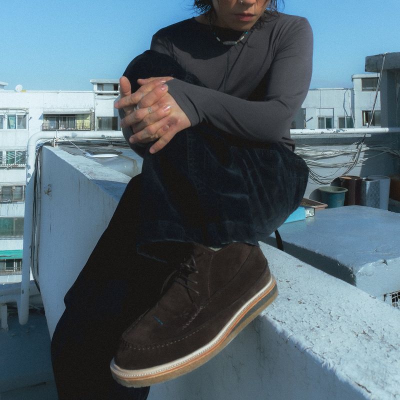 Bison moc boot / Dark brown