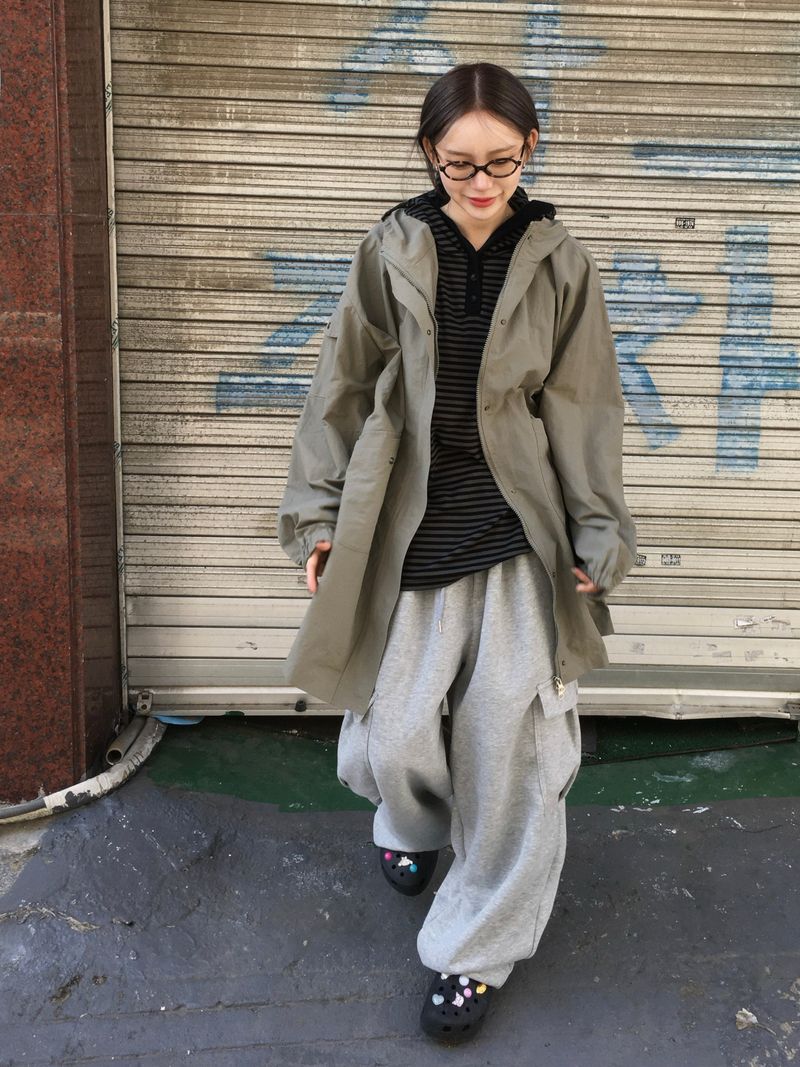Pocky Button Cargo Sweatpants (3c)