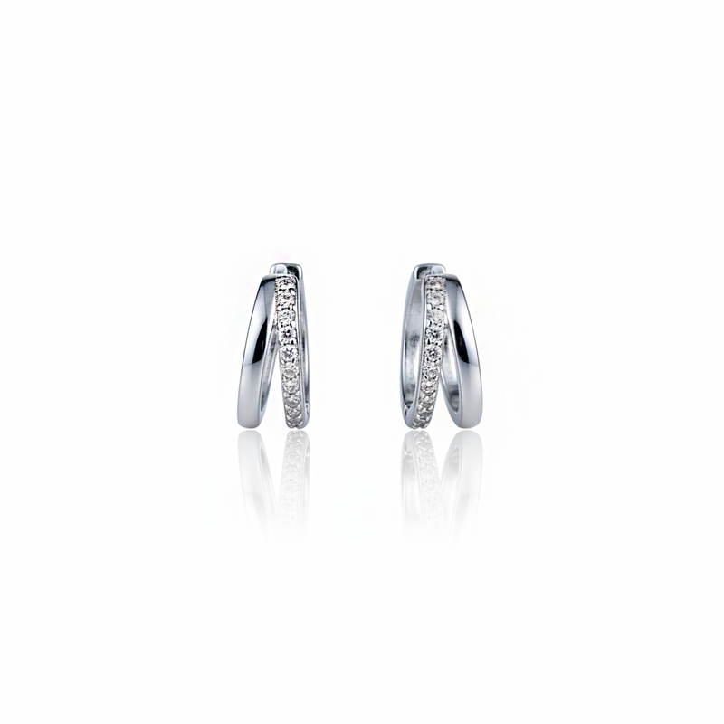 Glint Dual Ring Huggies Piercing