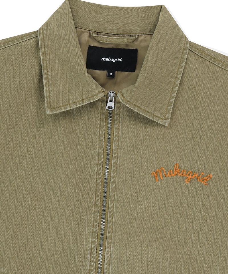 WASHED DRIZZLER BLOUSON JACKET