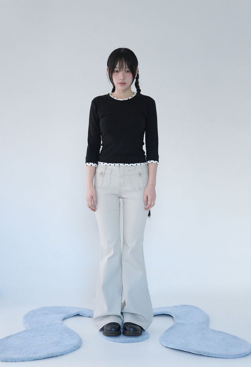 MINI DOT TRIM T BLACK