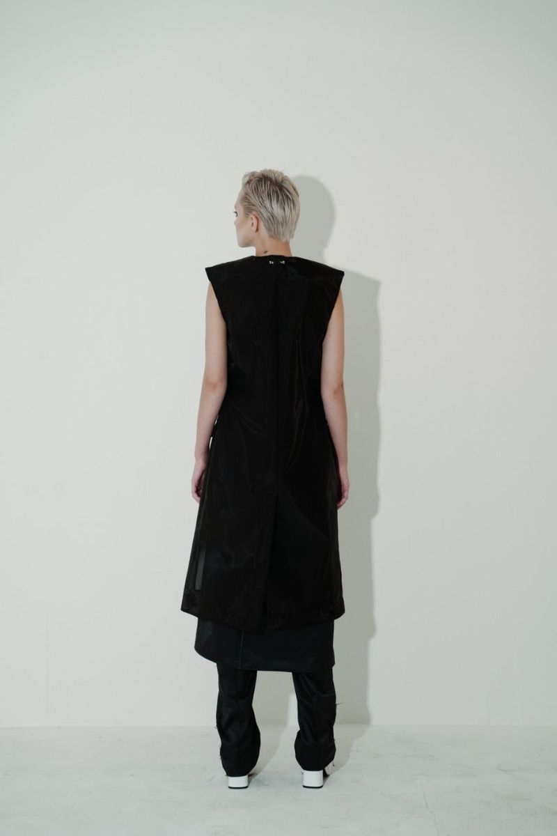 Embroidered Crinoline Tailored Dress