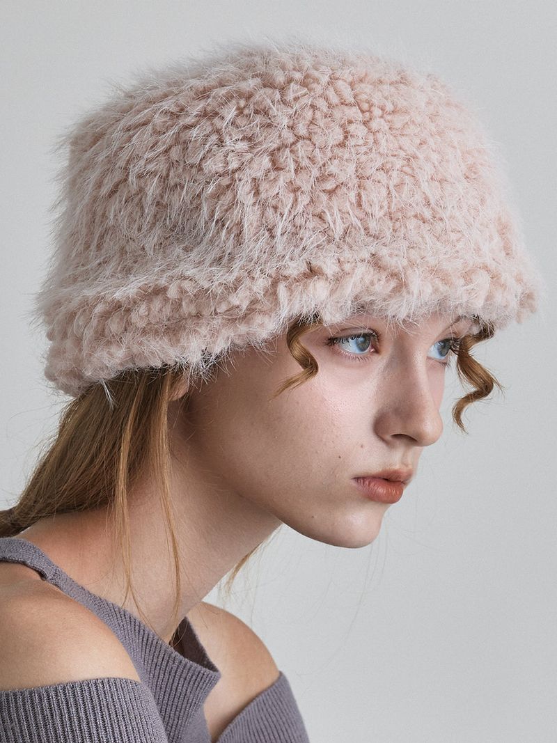 POESIEDAME（ポエジダム）の「MEATEL HAT IN PINK WING（Hats）」