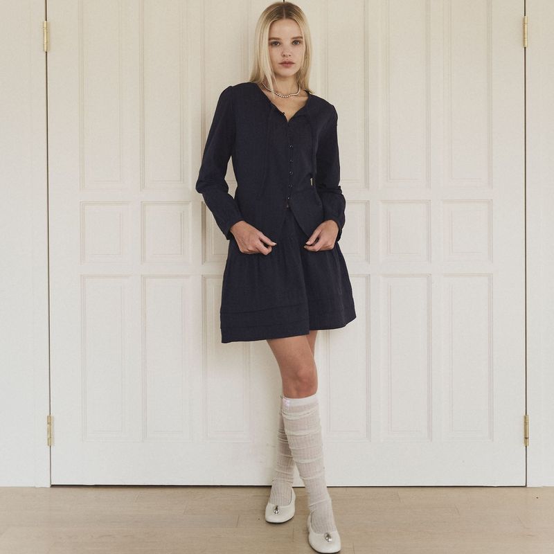 Bright some skirt (navy)
