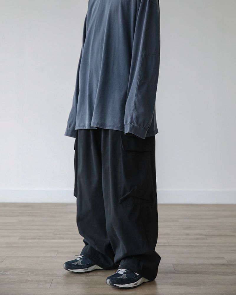 NA 3D CARGO COTTON PANTS