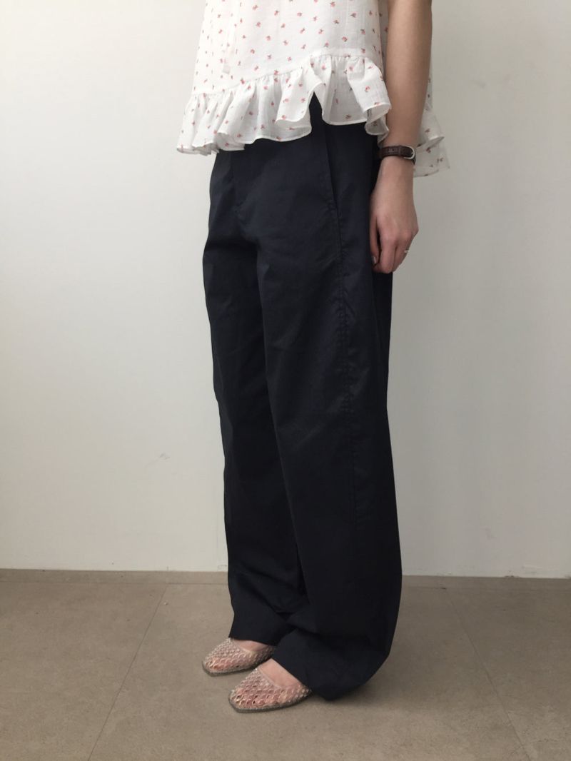 Paper curved pants (2color)