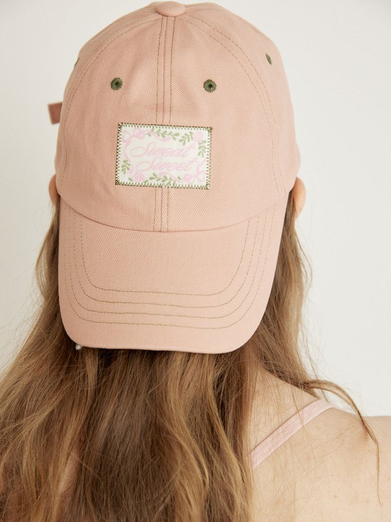 NOT COVER LOVELY BALL CAP - PINK