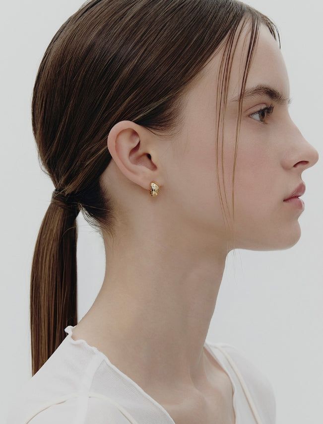 26SS★ Truvion Hoop Earrings