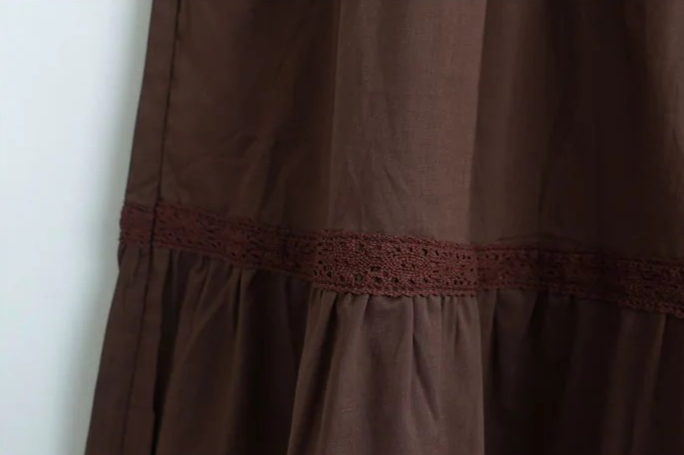 RUSTIC ROMANCE TIERED MAXI SKIRT
