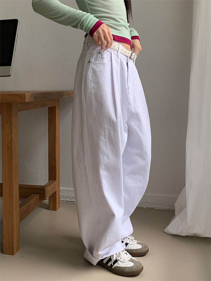 COTTON PINTUCK JEANS (2C)