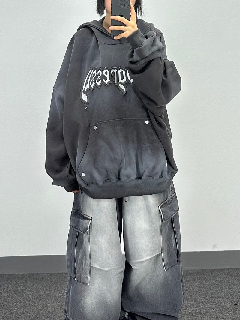 progress dirty hoodie