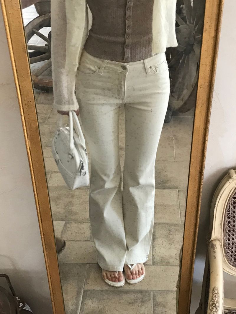 Back Pocket Span Bootcut Pants 
