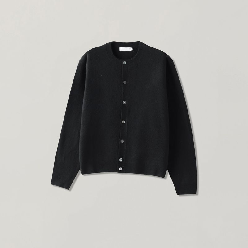 Doom knit layered cardigan