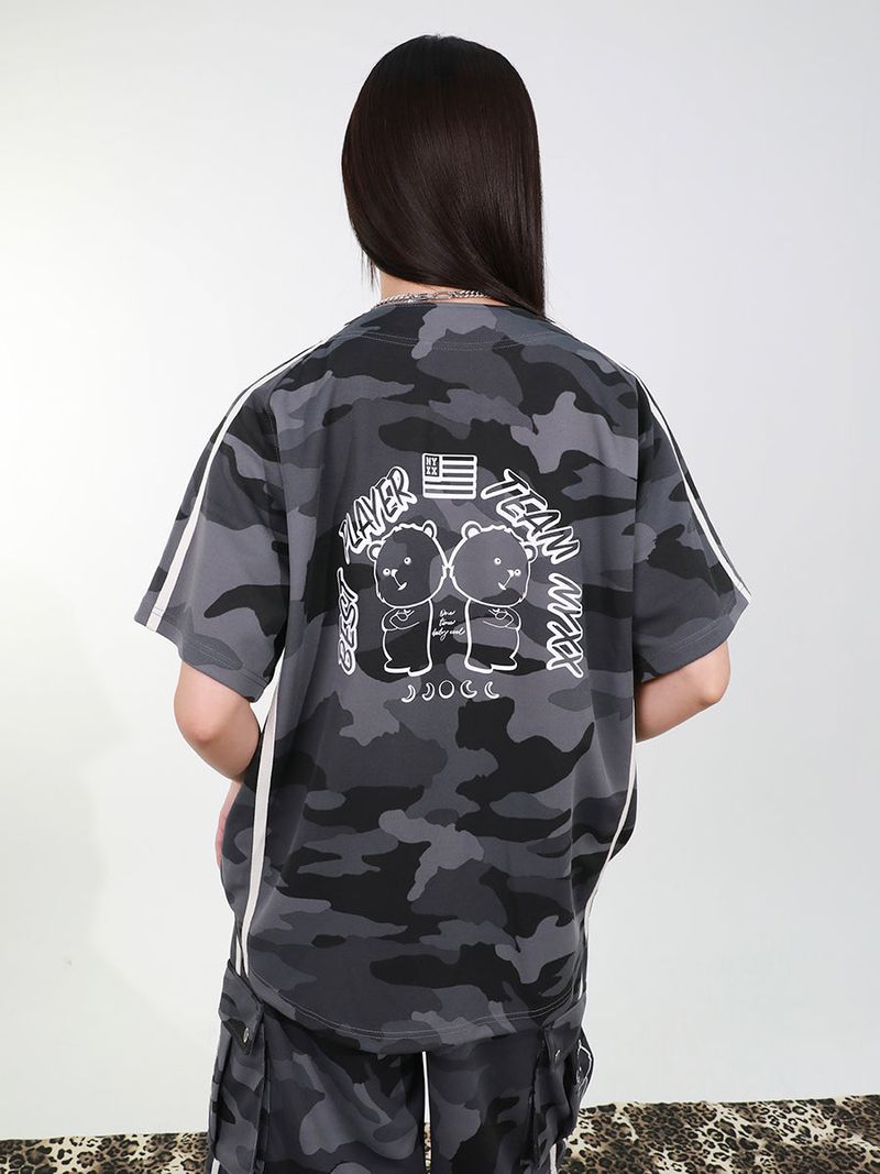 TOUGH BEAR BASEBALL JERSEY (CAMO)