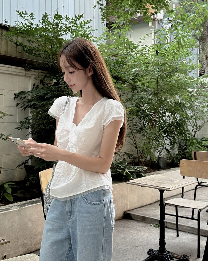 Luche twist blouse