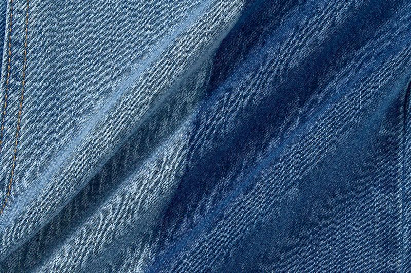 3RD REORDER TWO-TONE CONTRAST DENIM PANTS code 25006