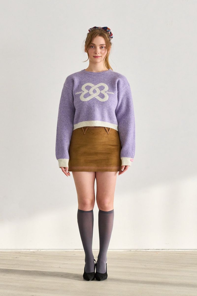 MP SYMBOL LOGO KNIT LAVENDER