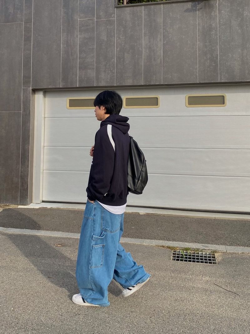 Citi Carpenter Balloon Denim Pants 2C