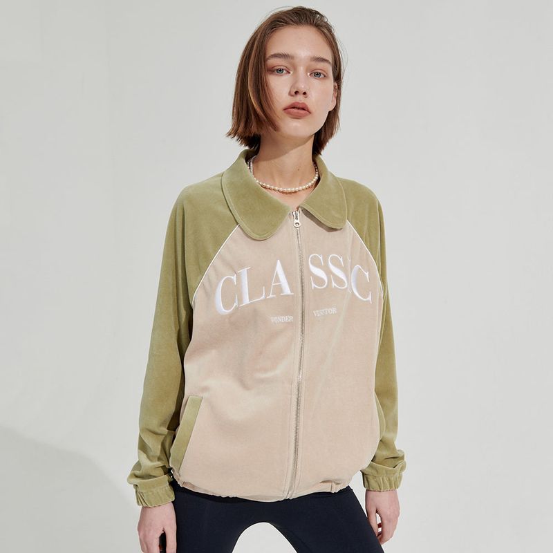 wonder visitor（ワンダービジター）の「Classic velour Zip-up [Beige]（Jackets/Outerwear）」