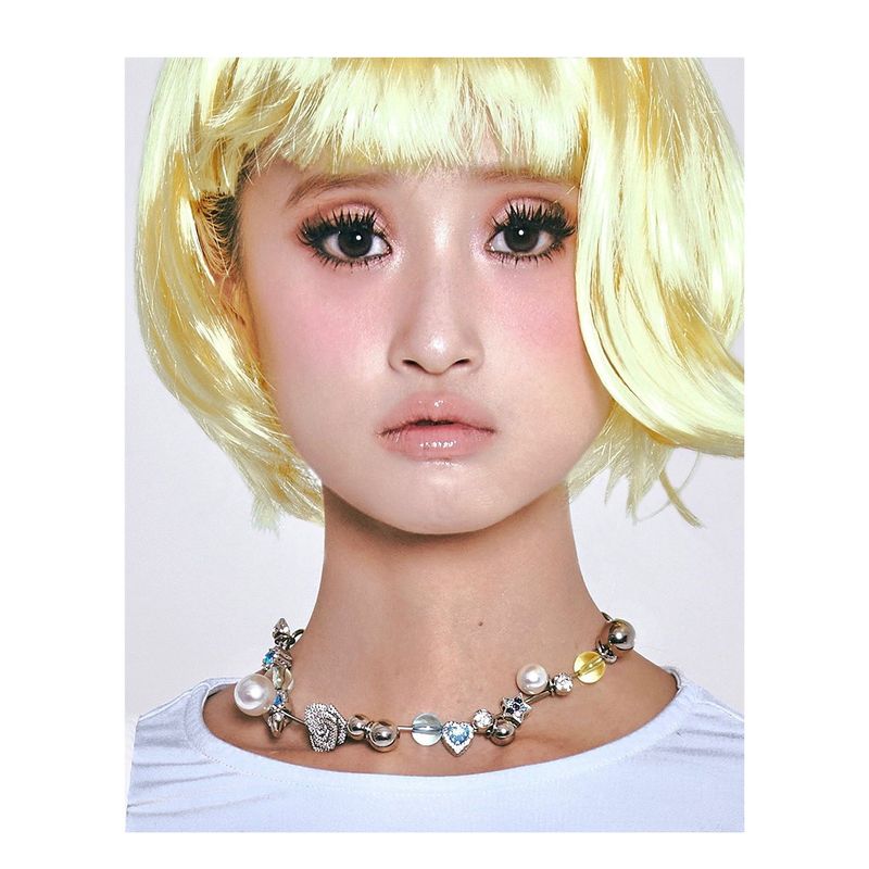 Ball bar necklace