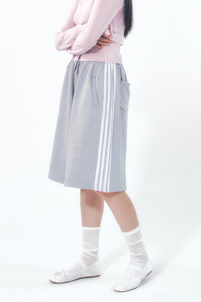 MOILLY(モイリー)の「Bermuda Lace Pants Gray(Pants)」