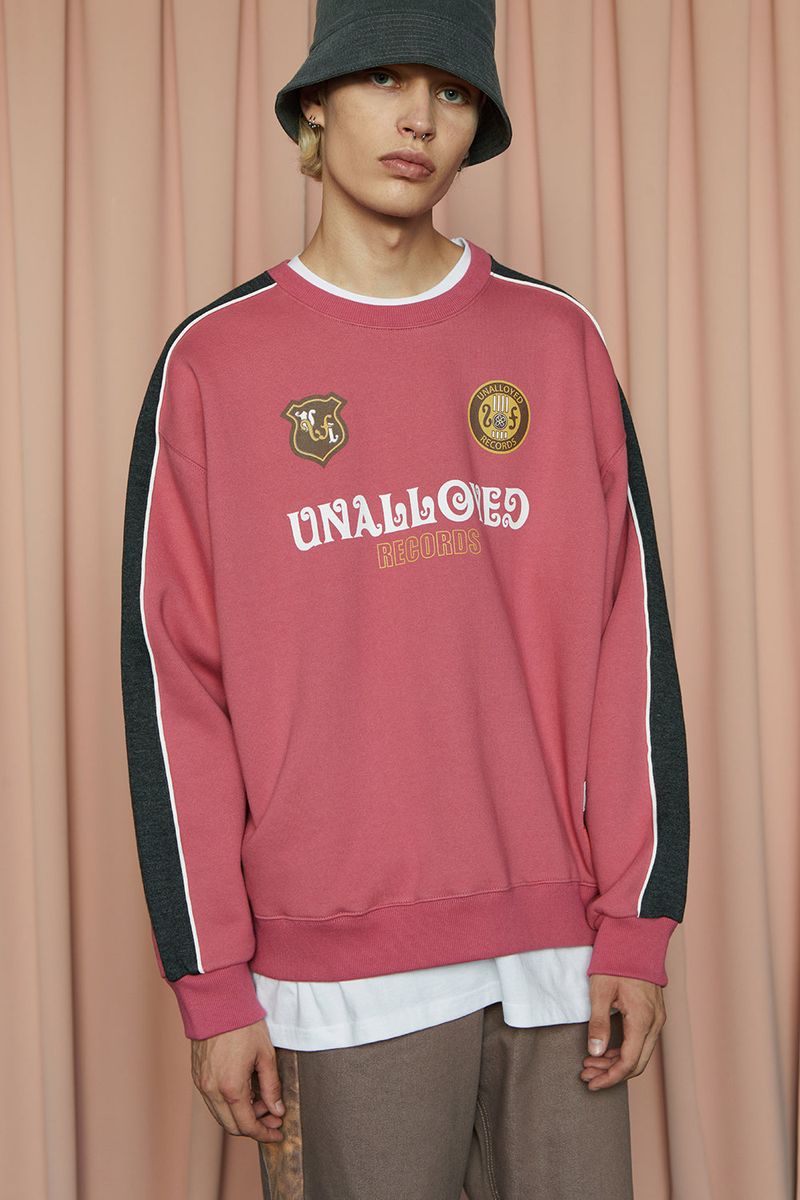 EMBLEM LOGO SWEATSHIRT / PINK