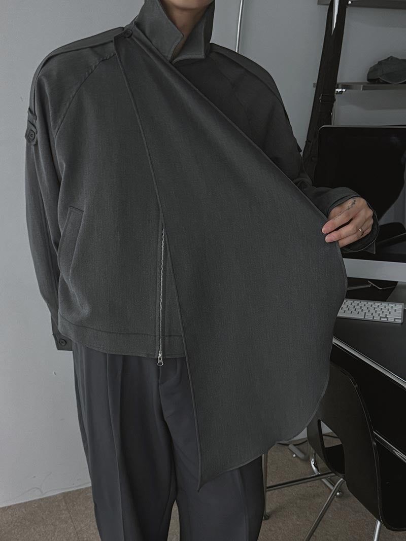 ASCLO Scarf Trench Jacket (2color)