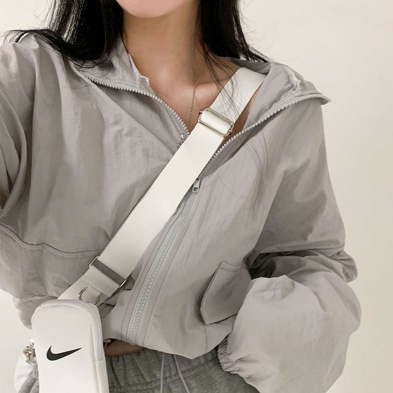 [5color] Sporty String Pocket Windbreaker Jumper