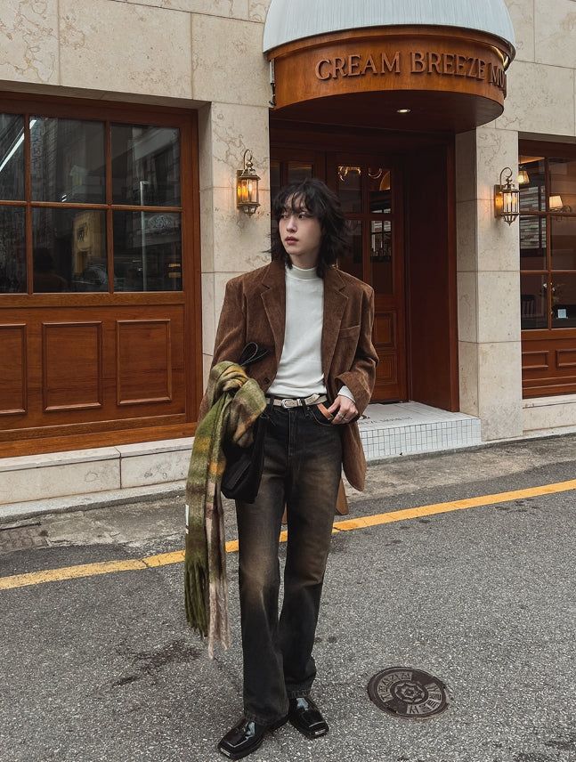 Winter Suede Over Blazer