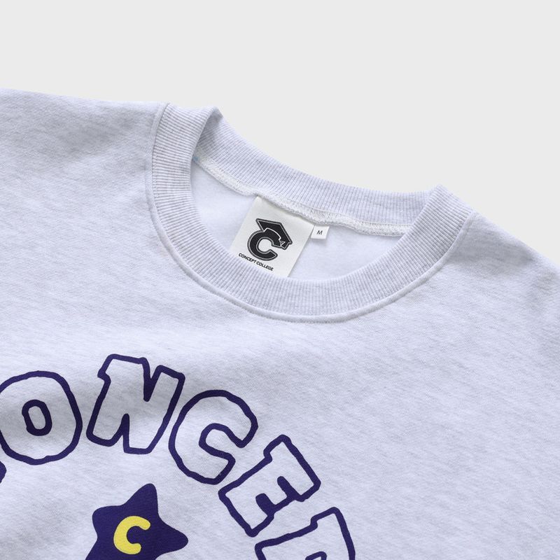 Handlogo sweatshirt / Ash gray [Unisex]