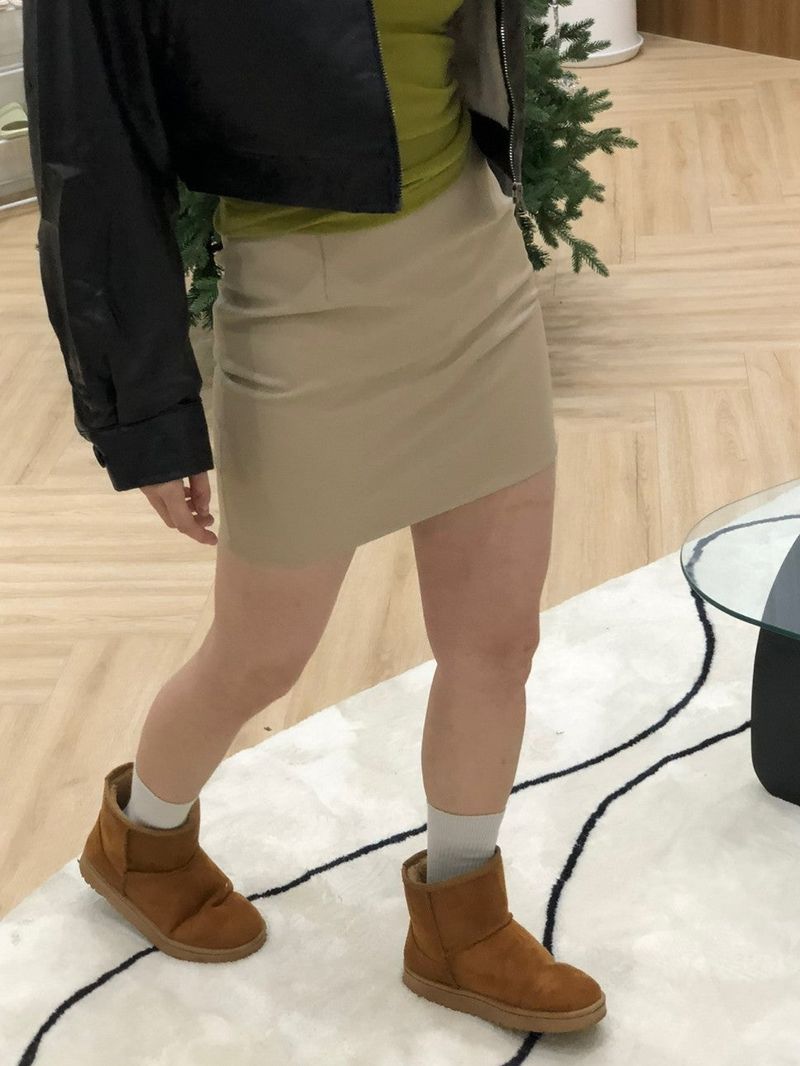 Arco iris（アルコイリス）の「Ashley leather skirt（Skirts）」