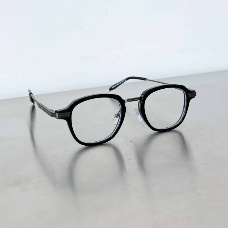 Minimal Black Optical Glasses