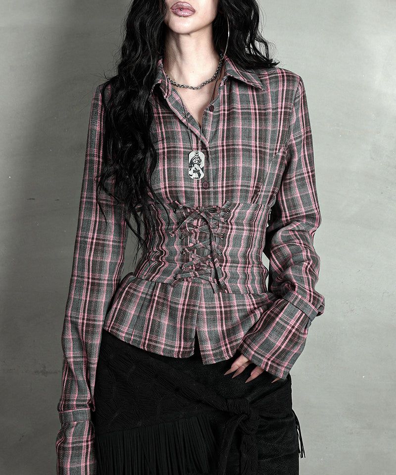 DARLING, YOU ARE BAD（YOU ARE BAD）の「バタフライスプレータージップアップ #ベージュ　(FLEECE LINED)（トップス）」