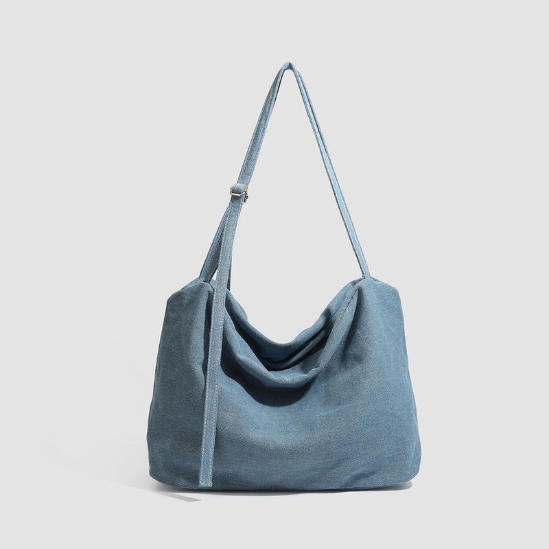 Star Keyring Denim Soft Hobo Shoulder Bag