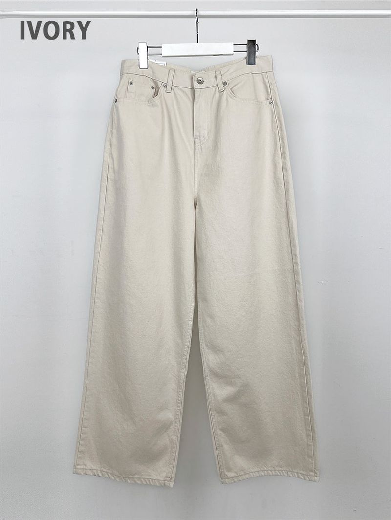 BASIC WIDE PANTS (5C)