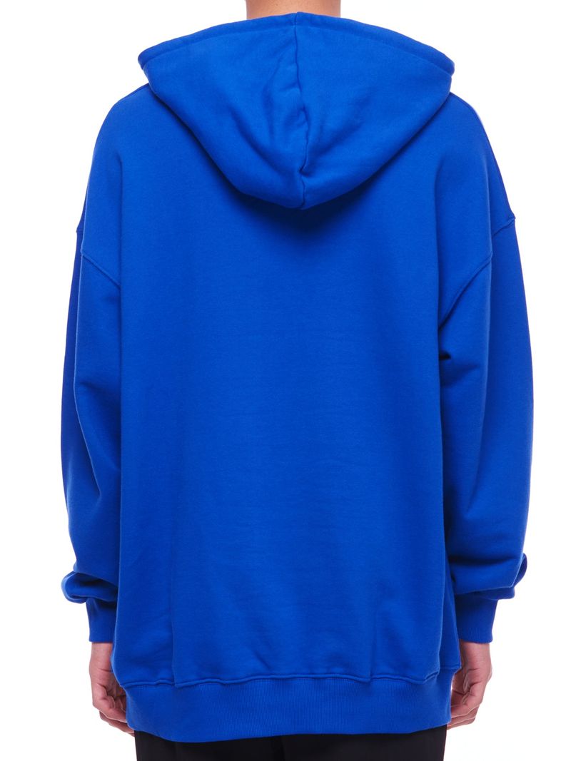 Basic_Logo Hooded Sweatshirt BLUE