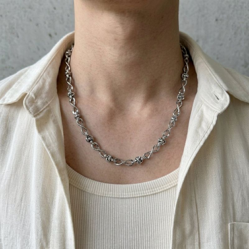FADE MEET（フェードミート）の「Spiral Loop Chain Necklace（Accessories）」