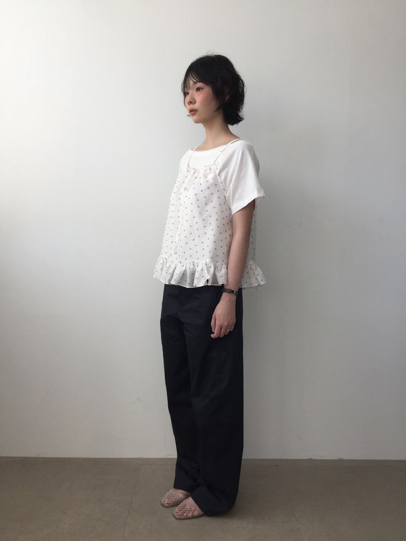Paper curved pants (2color)