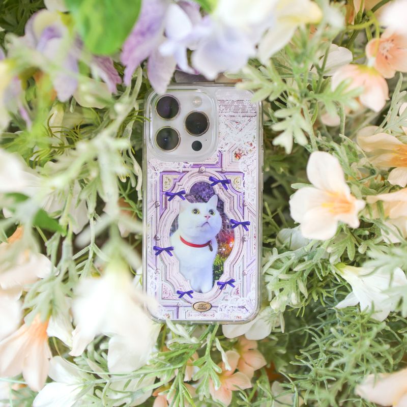 Pastar Pesto(パスターぺスト)の「【MADE】Lace frame Jelly hard Phone case(Smartphone Accessories)」