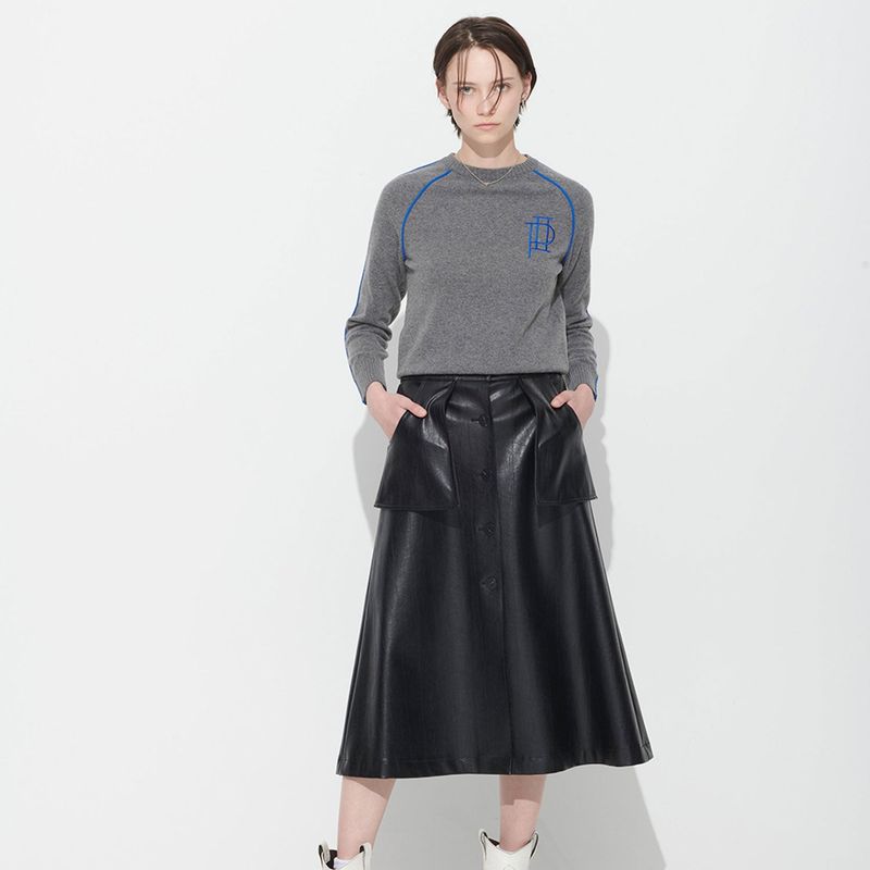  HANNAH POCKET SKIRT, BLACK