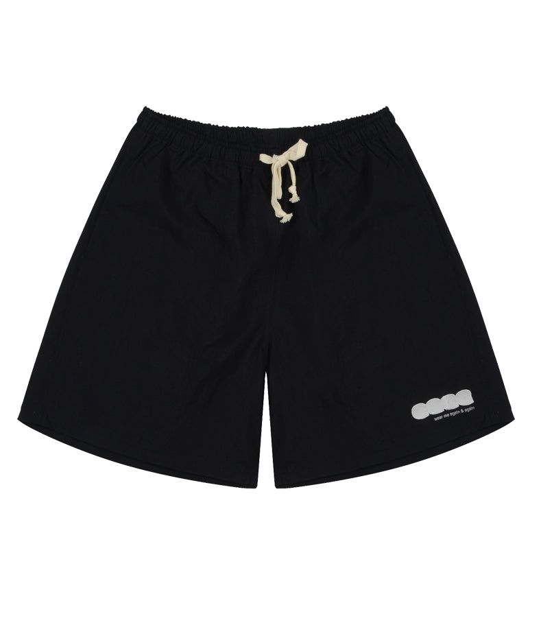 CHANCECHANCE（チャンスチャンス）の「CCCC EMBROIDERED NYLON SHORTS(BLACK)（Pants）」