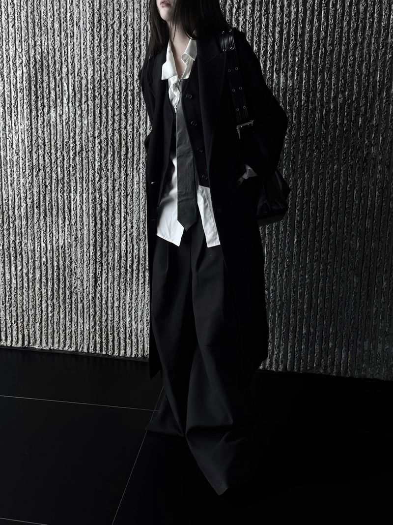 URBAN UNIQUE（アーバンユニーク）の「handmade long vest coat（Jackets/Outerwear）」