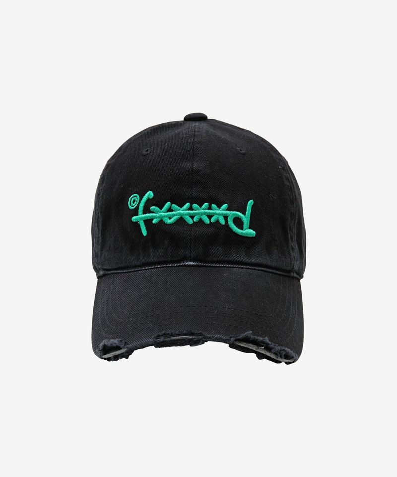 fxxxxd（ファックスド）の「F****D サインストラップバックダメージ（帽子）」