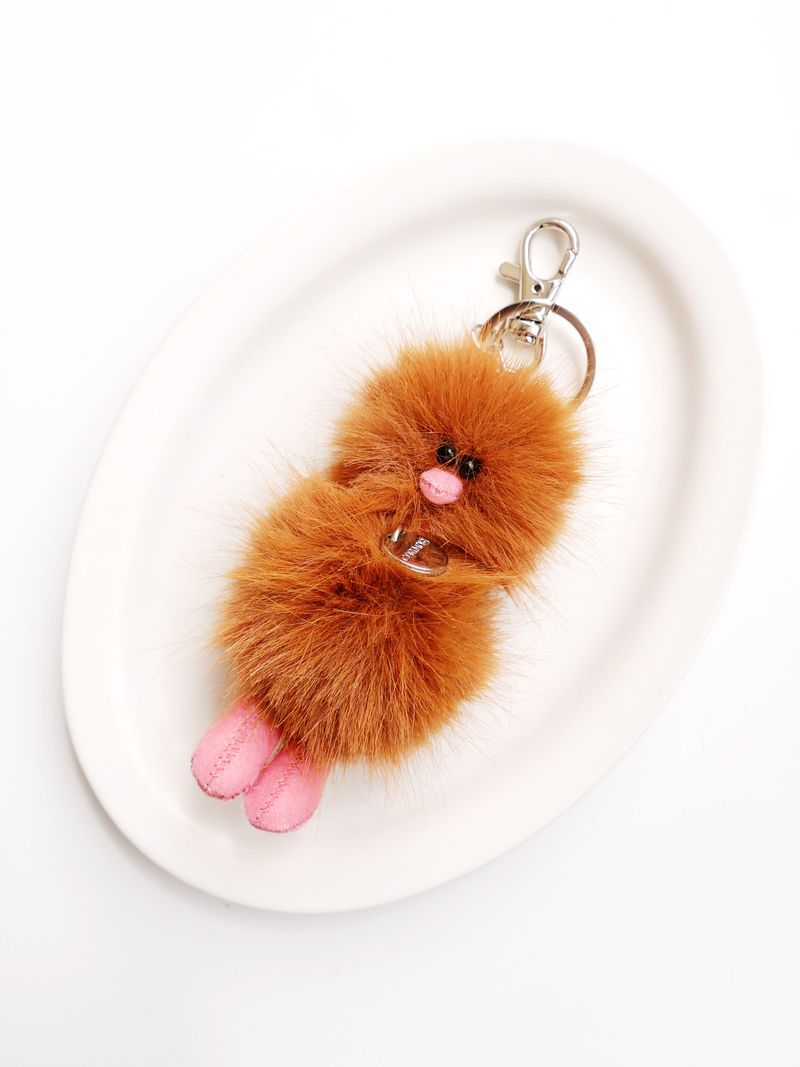 Cosymosy Mini Bird Keyring - Choco