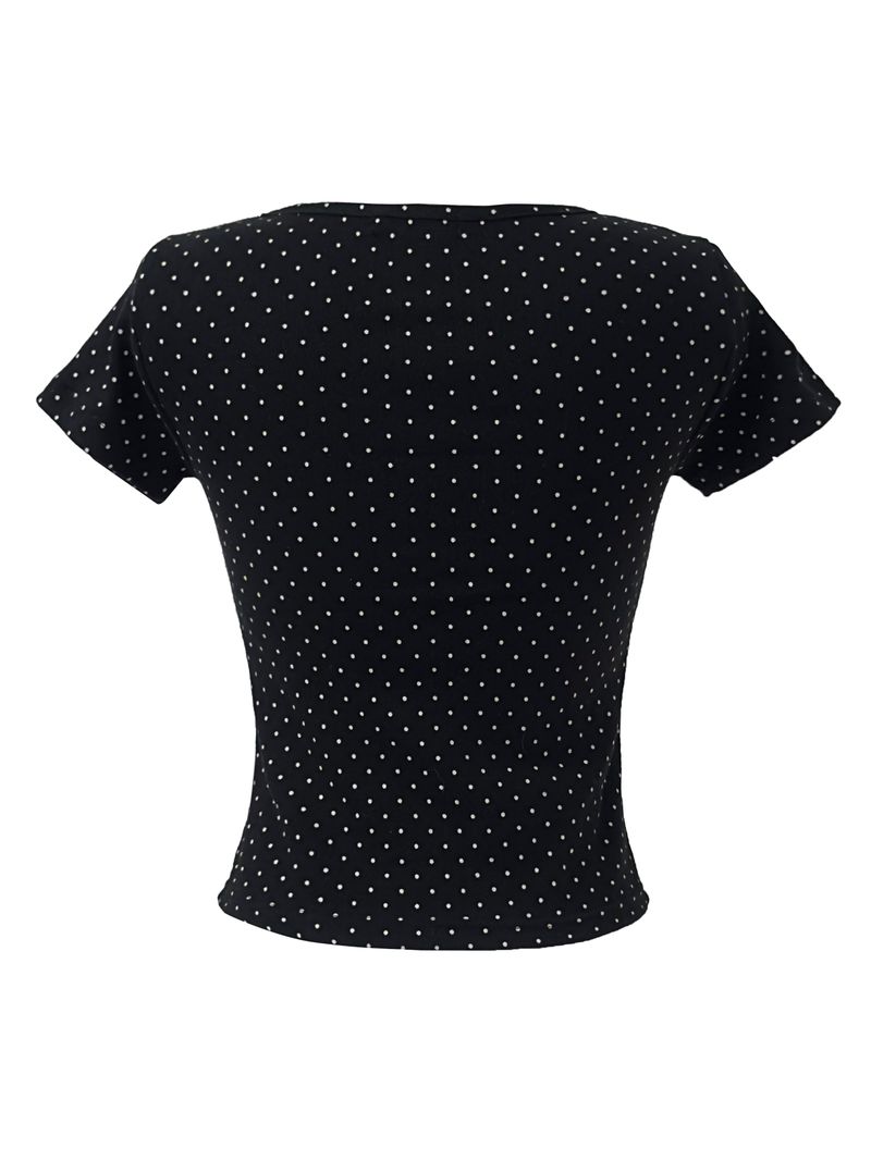 dottie crop short sleeve T (2color)
